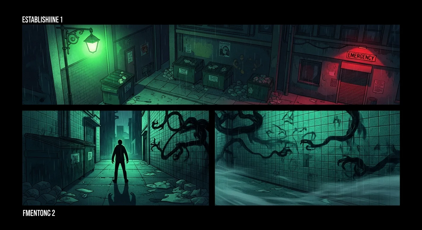Horror Webtoon with AI: Color, Dread, Vertical Pacing