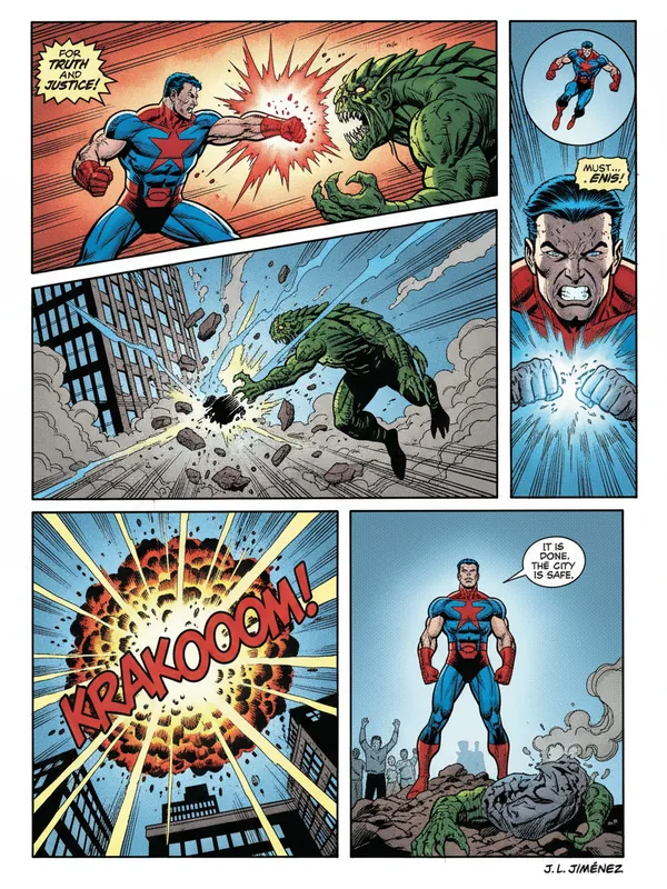 Classic Marvel — AI comic art style by Comistitch