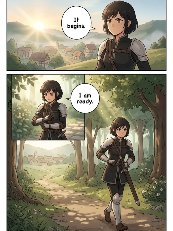 Slice of Life — AI comic art style by Comistitch